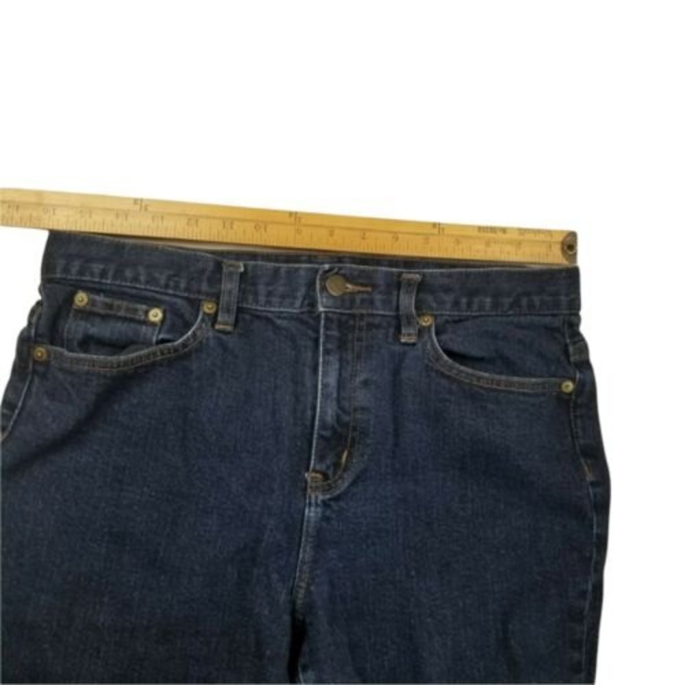 Polo Ralph Lauren Womens Sz 10 Boot Cut Jeans Blue Mid Rise Dark Wash W32 L29.5 - Picture 6 of 12